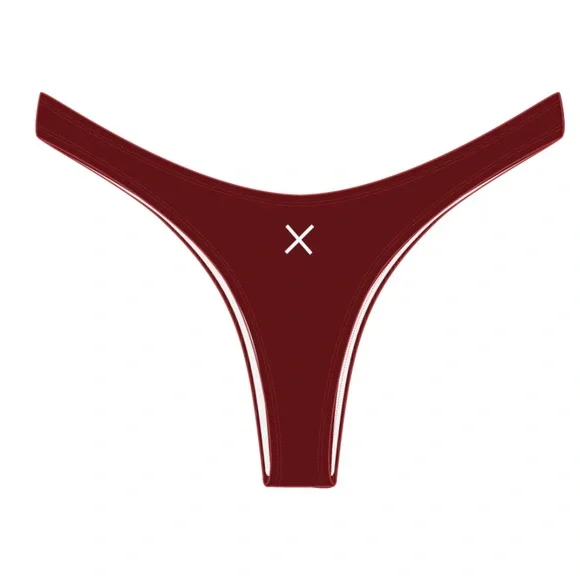 Boutine Bikini 80s Chic, Bottom in Medium Plum - Picture 3 of 8